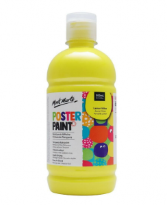 MONT MARTE POSTER PAINT LEMON YELLOW COLOR 500ML